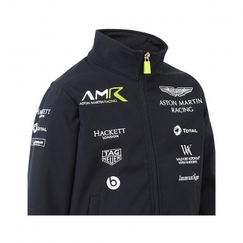 Aston Martin geacă de bărbați softshell navy blue F1 Team 2021