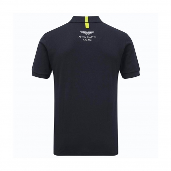 Aston Martin tricou polo travel polo shirt navy blue