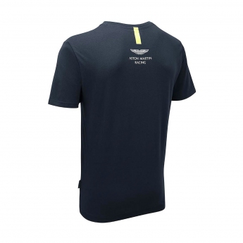 Aston Martin tricou de bărbați travel t-shirt navy blue good