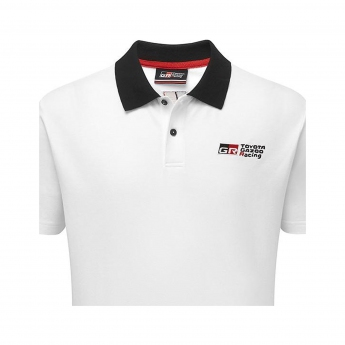 Toyota Gazoo Racing tricou polo logo polo shirt white