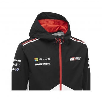 Toyota Gazoo Racing geacă de bărbați cu glugă wrt team rain jacket black