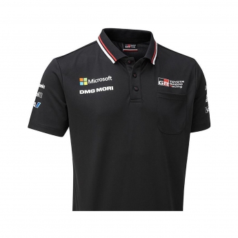 Toyota Gazoo Racing tricou polo wrt mens team polo shirt black