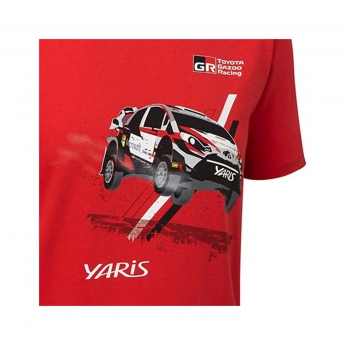 Toyota Gazoo Racing tricou de copii wrt kids car Yaris red