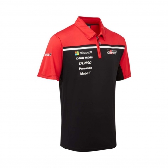 Toyota Gazoo Racing tricou polo wrt polo shirt black