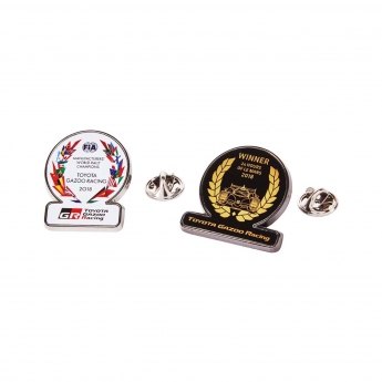 Toyota Gazoo Racing insignă winning pin badge set
