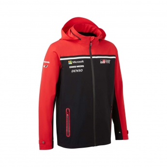 Toyota Gazoo Racing geacă de bărbați cu glugă wrt rain jacket black
