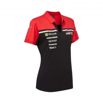 Toyota Gazoo Racing tricou polo de damă wrt polo shirt black
