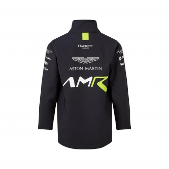 Aston Martin geacă de copii softshell navy blue F1 Team 2021