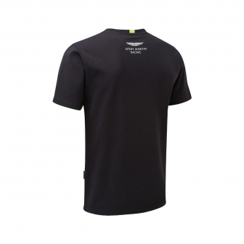 Aston Martin tricou de bărbați travel t-shirt navy blue
