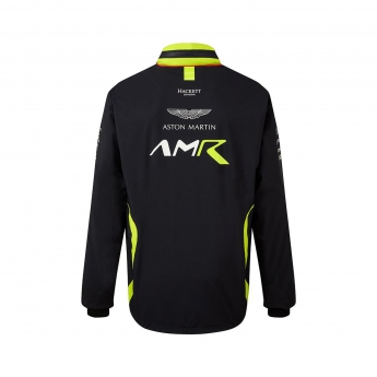 Aston Martin geacă de bărbați cu glugă rain jacket navy blue