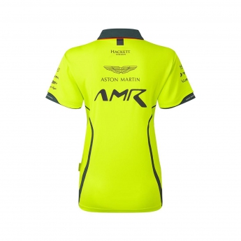 Aston Martin tricou polo de damă team polo shirt yellow