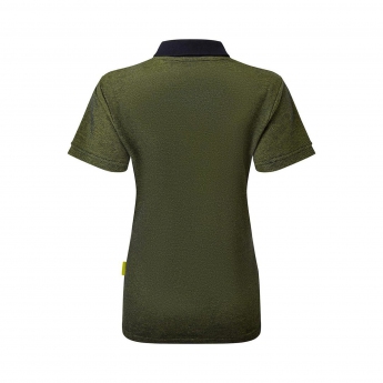 Aston Martin tricou polo de damă travel polo shirt yellow