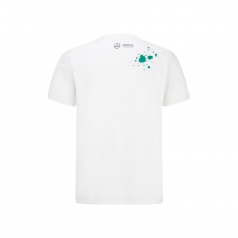 Mercedes AMG Petronas tricou de bărbați Lewis 44 white F1 Team 2022