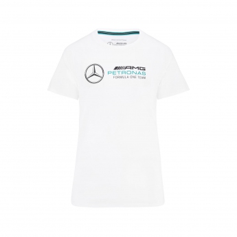 Mercedes AMG Petronas tricou de dama logo white F1 Team 2022