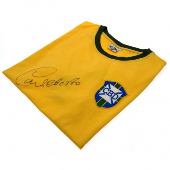 Legende tricou de fotbal Brasil Alberto Signed Shirt