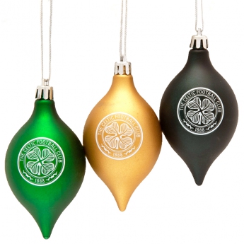 FC Celtic decorațiuni de Crăciun 3pk vintage baubles