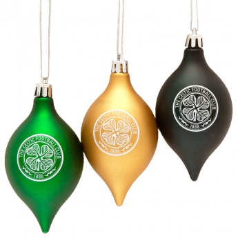 FC Celtic decorațiuni de Crăciun 3pk vintage baubles