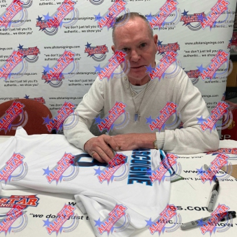 Legende tricouri de fotbal în ramă England FA 1996 Shearer & Gascoigne Signed Shirts (Dual Framed)