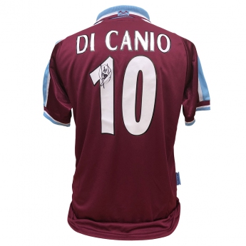 Legende tricou de fotbal West Ham United FC Di Canio Signed Shirt