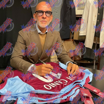 Legende tricou de fotbal West Ham United FC Di Canio Signed Shirt