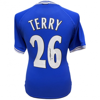 Legende tricou de fotbal Chelsea FC 2000 Terry Signed Shirt