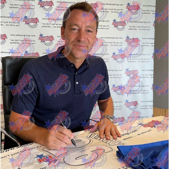 Legende tricou de fotbal Chelsea FC 2000 Terry Signed Shirt