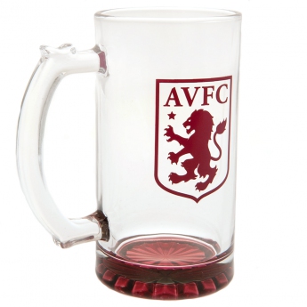 Aston Villa pahare stein glass tankard