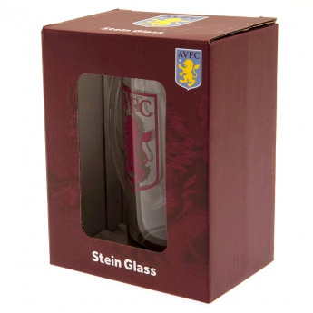 Aston Villa pahare stein glass tankard