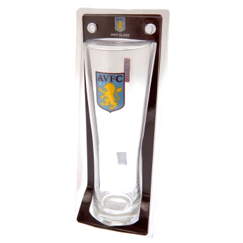 Aston Villa valiză tall beer glass