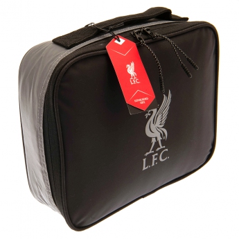FC Liverpool geantă pentru mâncare black and silver lunch bag