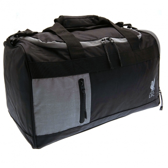 FC Liverpool geantă pentru umăr black and silver holdall