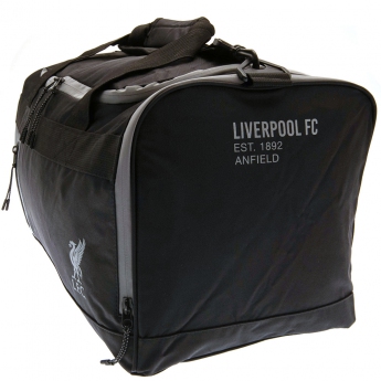 FC Liverpool geantă pentru umăr black and silver holdall