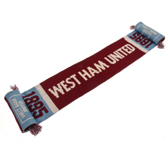West Ham United eșarfă de iarnă scarf 1895 RT