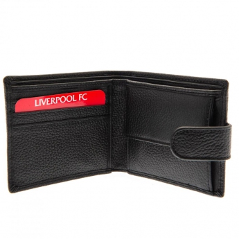 FC Liverpool portofel black leather wallet