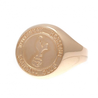 Tottenham Hotspur inel 9ct Gold Crest Ring Medium