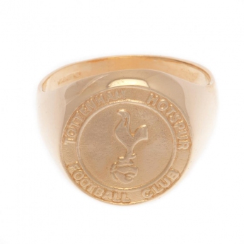 Tottenham Hotspur inel 9ct Gold Crest Ring Medium