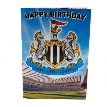 Newcastle United urări pentru ziua de naștere musical birthday card