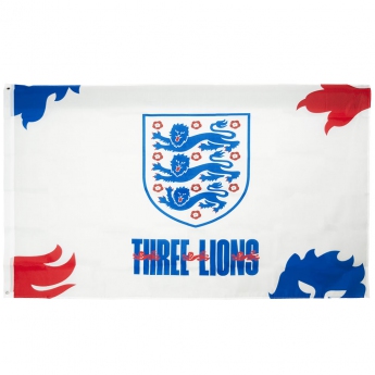 Echipa națională de fotbal drapel England FA Flag 3 Lions