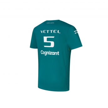 Aston Martin tricou de bărbați Vettel green F1 Team 2022