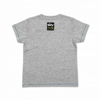 Valentino Rossi tricou de copii Sky Racing grey