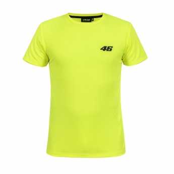 Valentino Rossi tricou de bărbați yellow logo VR46 black Core