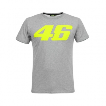 Valentino Rossi tricou de bărbați grey VR46 yellow Core