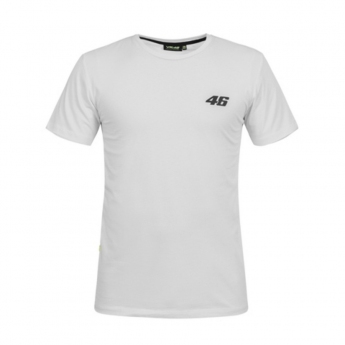 Valentino Rossi tricou de bărbați white logo VR46 black Core