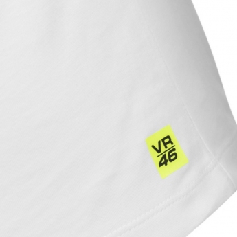 Valentino Rossi tricou de bărbați white logo VR46 black Core