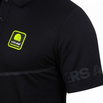 Valentino Rossi tricou polo black helmet Riders Academy