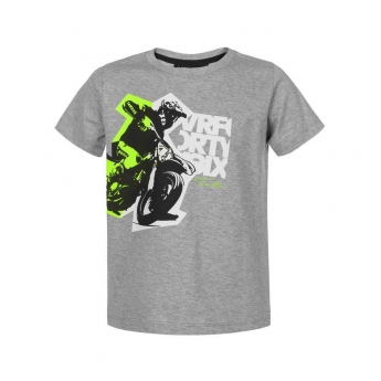 Valentino Rossi tricou de copii grey Life Style 2019