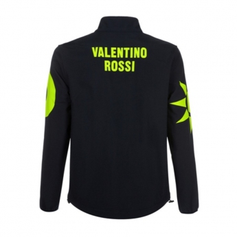 Valentino Rossi geacă de bărbați black softshell Classic (Sole e Luna) 2019