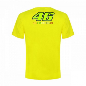 Valentino Rossi tricou de bărbați yellow Classic racing colors 2019
