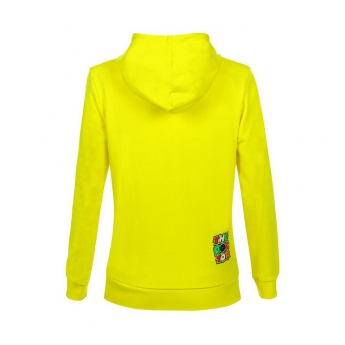Valentino Rossi hanorac de damă cu glugă yellow Classic (Stripes) 2019