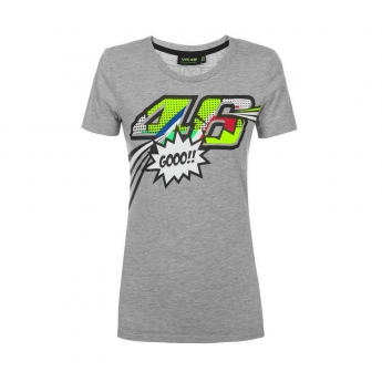 Valentino Rossi tricou de dama grey Classic (Pop Art) 2019